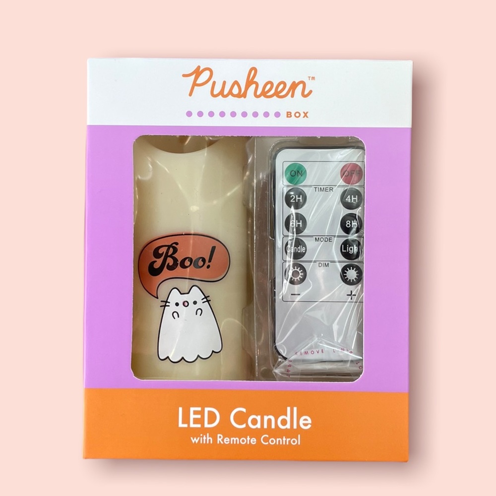 Pusheen | LED Candle Remote control & battery operated